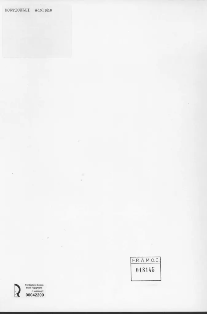Anonimo , Monticelli, Adolphe , retro