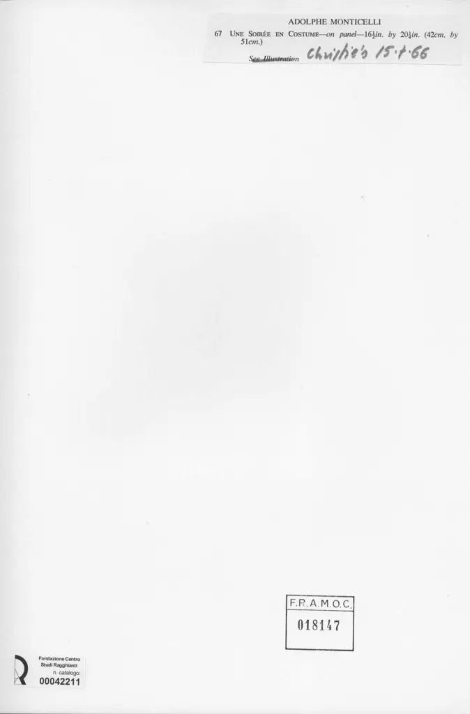 Anonimo , Monticelli, Adolphe , retro