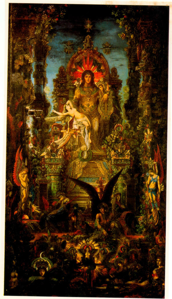 Anonimo , Moreau, Gustave - sec. XIX - Jupiter et Séméle , fronte