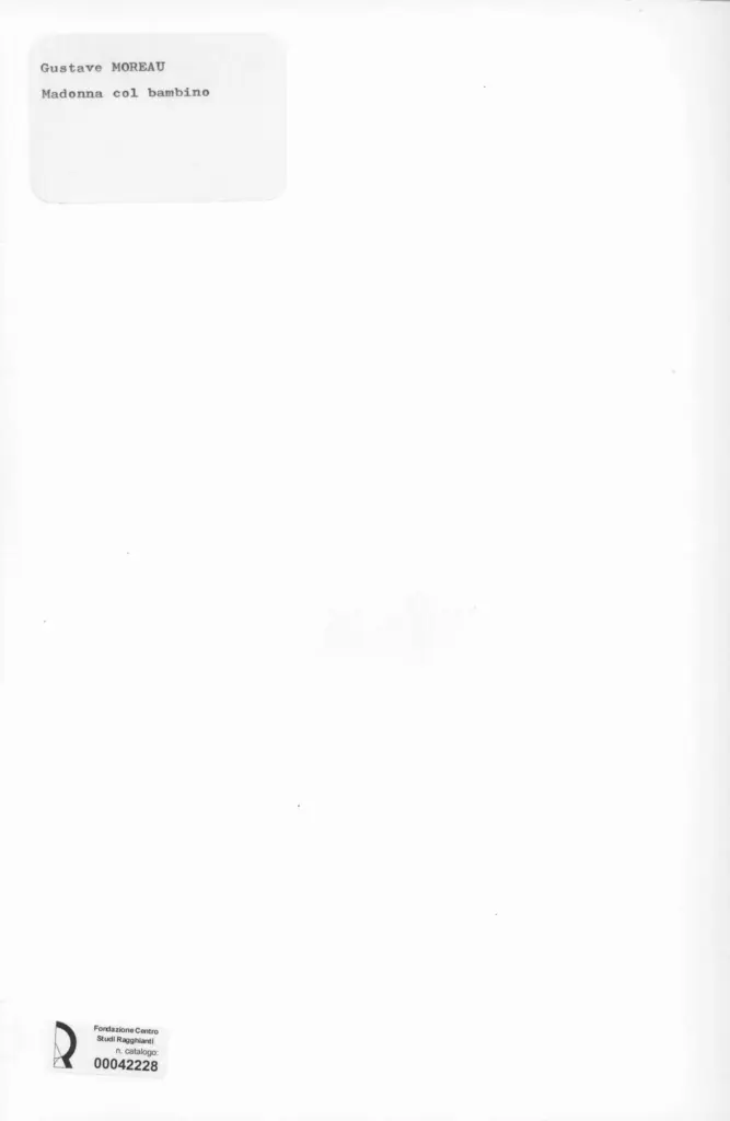 Anonimo , Moreau, Gustave , retro