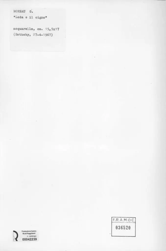 Anonimo , Moreau, Gustave , retro