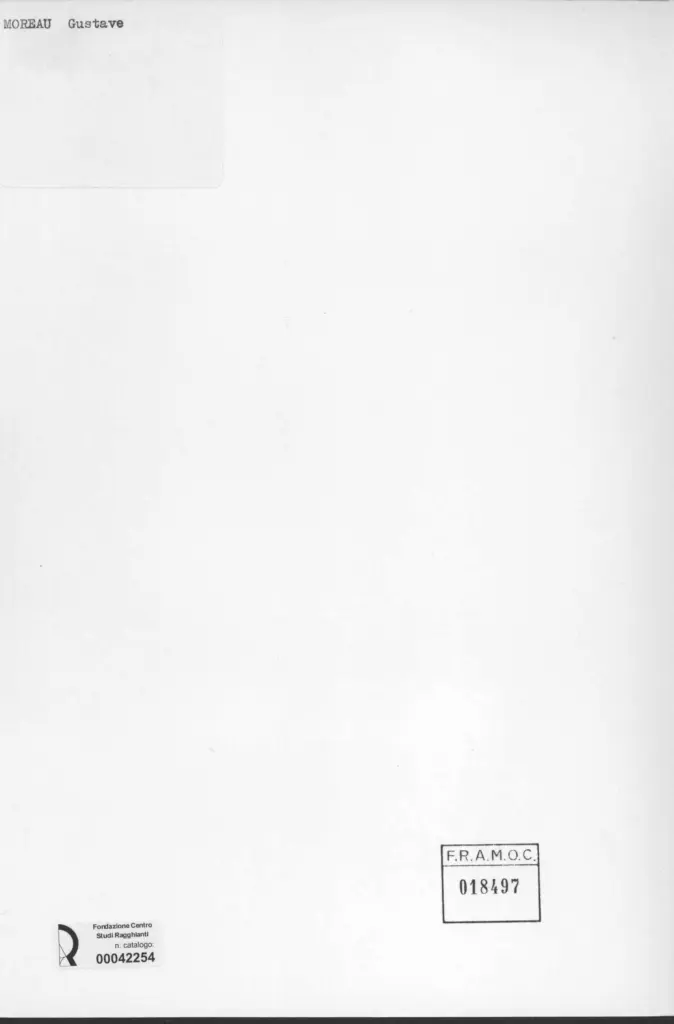 Anonimo , Moreau, Gustave , retro