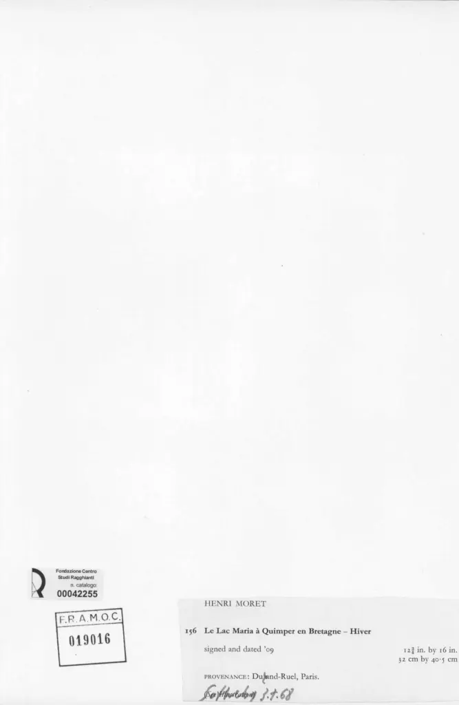 Anonimo , Moret, Henri - sec. XX , retro