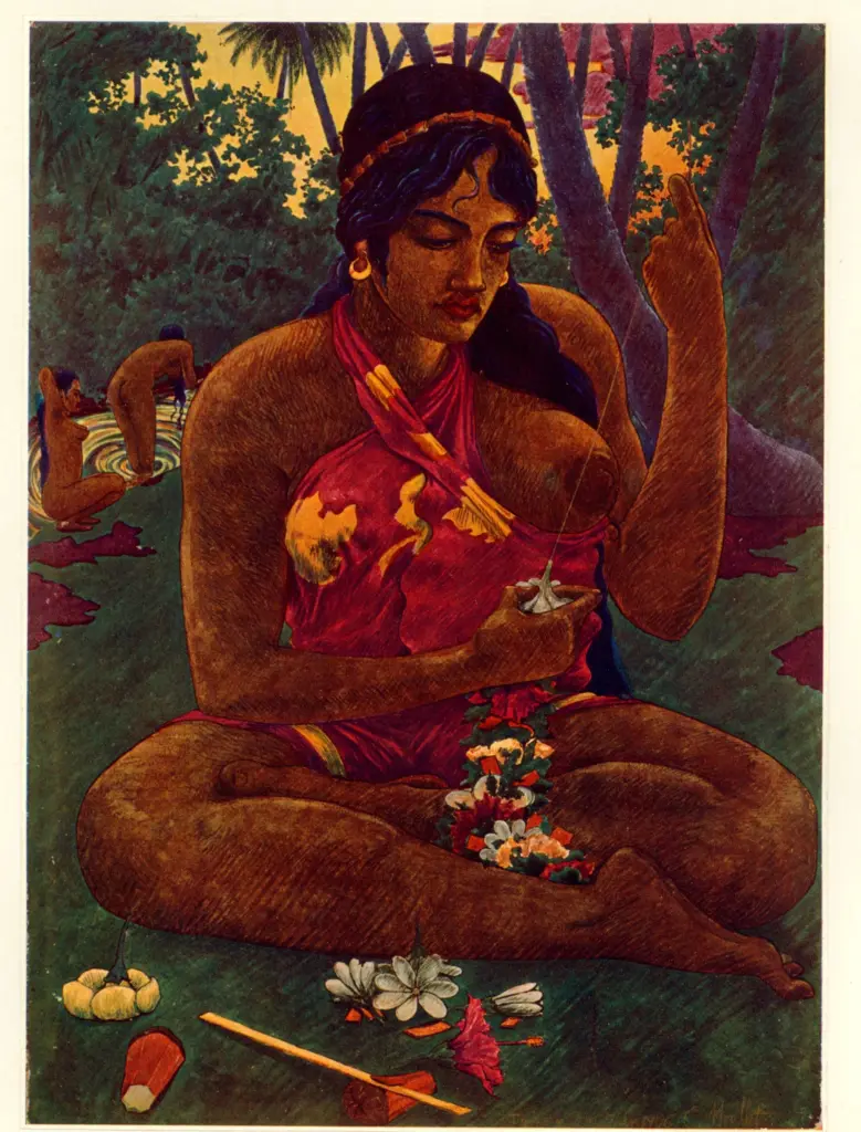 Morillot, Octave , La tresseuse de couronnes -