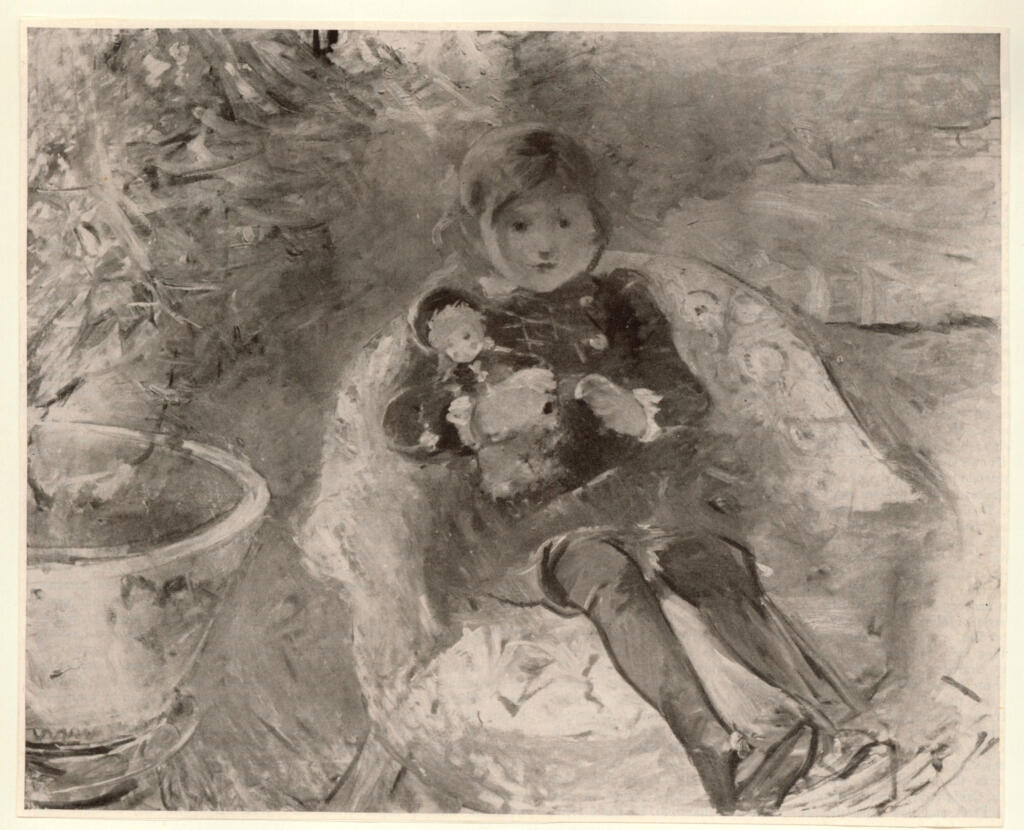 Anonimo , Morisot, Berthe - sec. XIX - Child with a doll