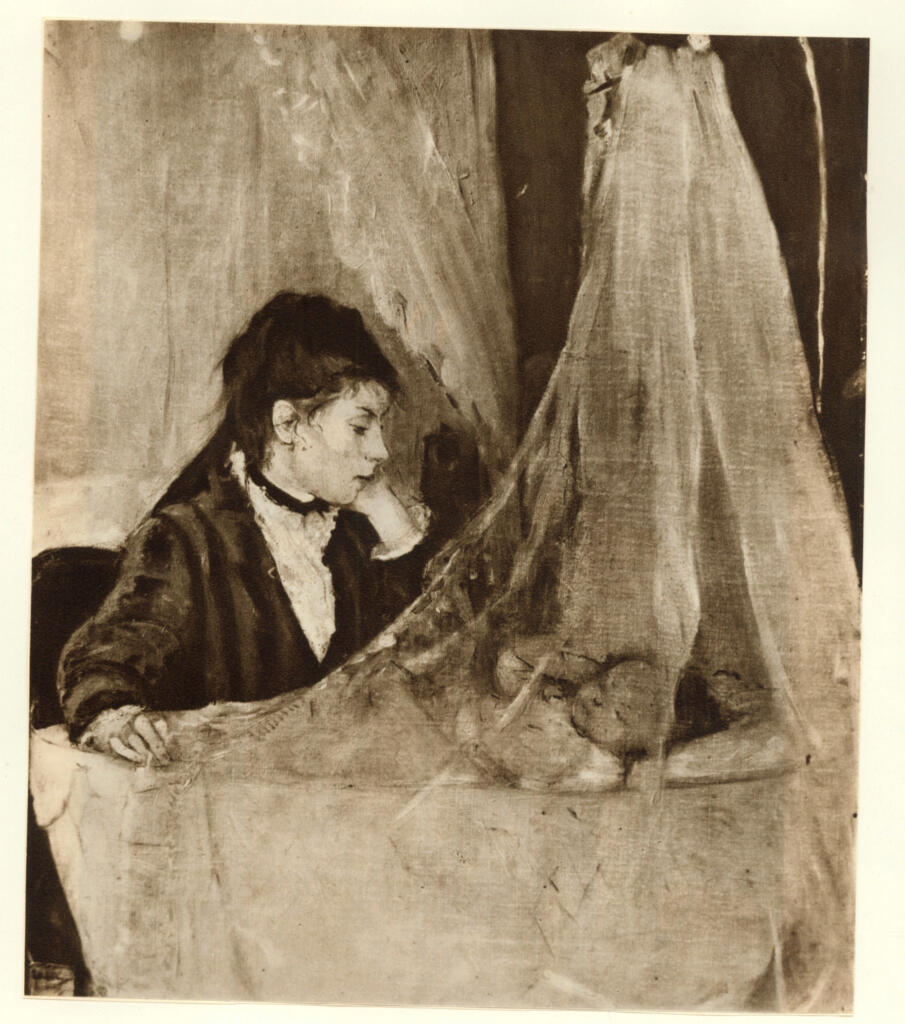 Morisot, Berthe , - Donna con bambino