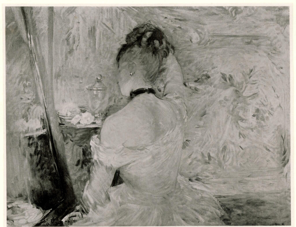 Morisot, Berthe , Frau bei der toilette