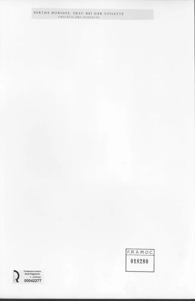 Anonimo , Morisot, Berthe , retro