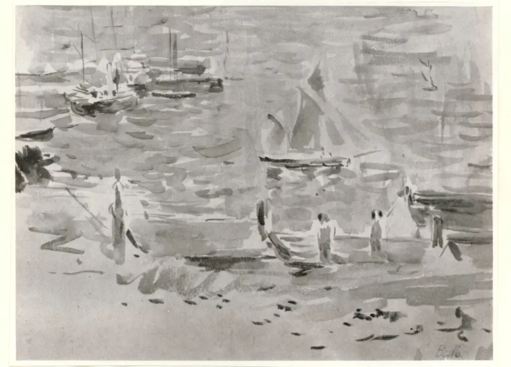 Anonimo , Morisot, Berthe - sec. XIX - Le pont de Gorey , fronte