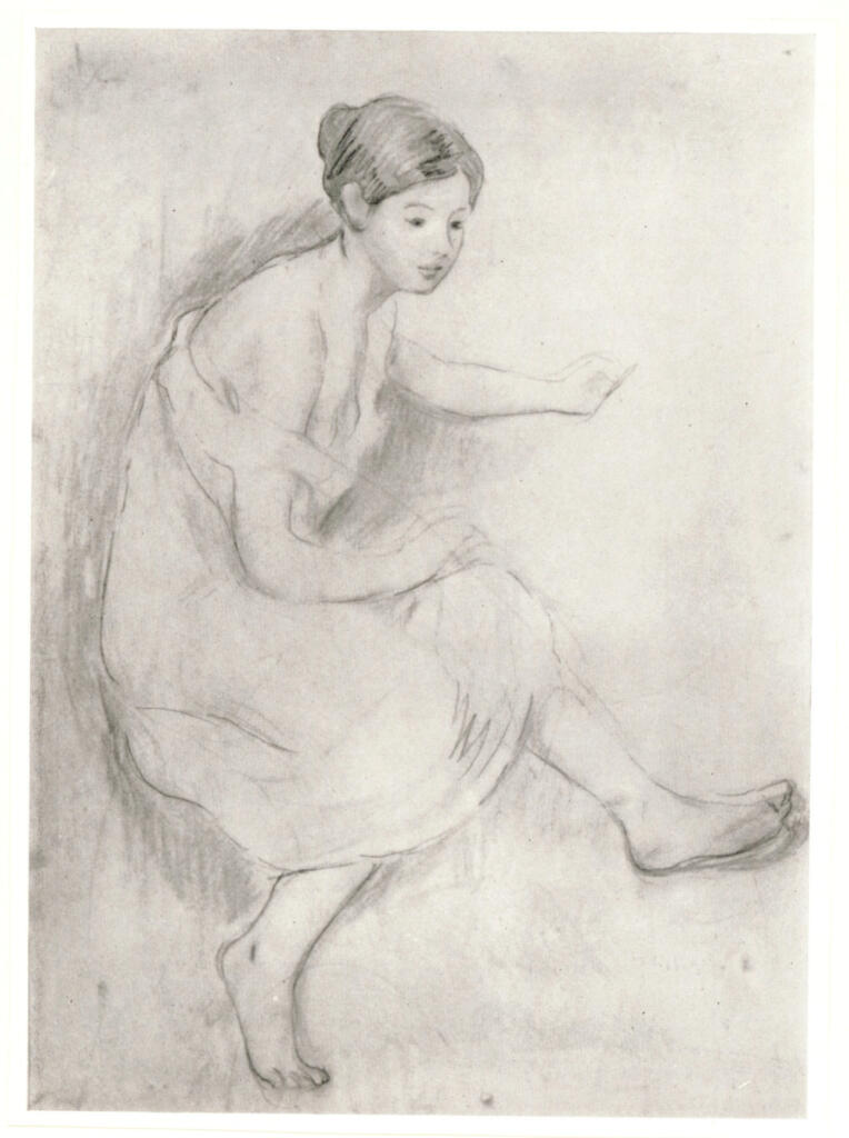 Morisot, Berthe , Étude pour le bain