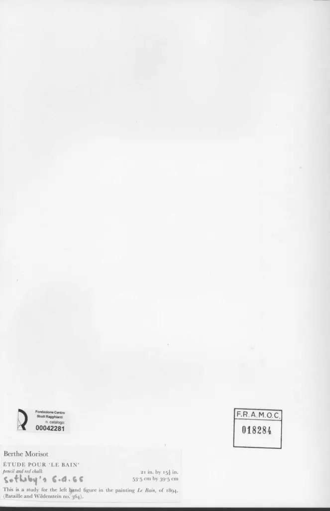 Anonimo , Morisot, Berthe , retro