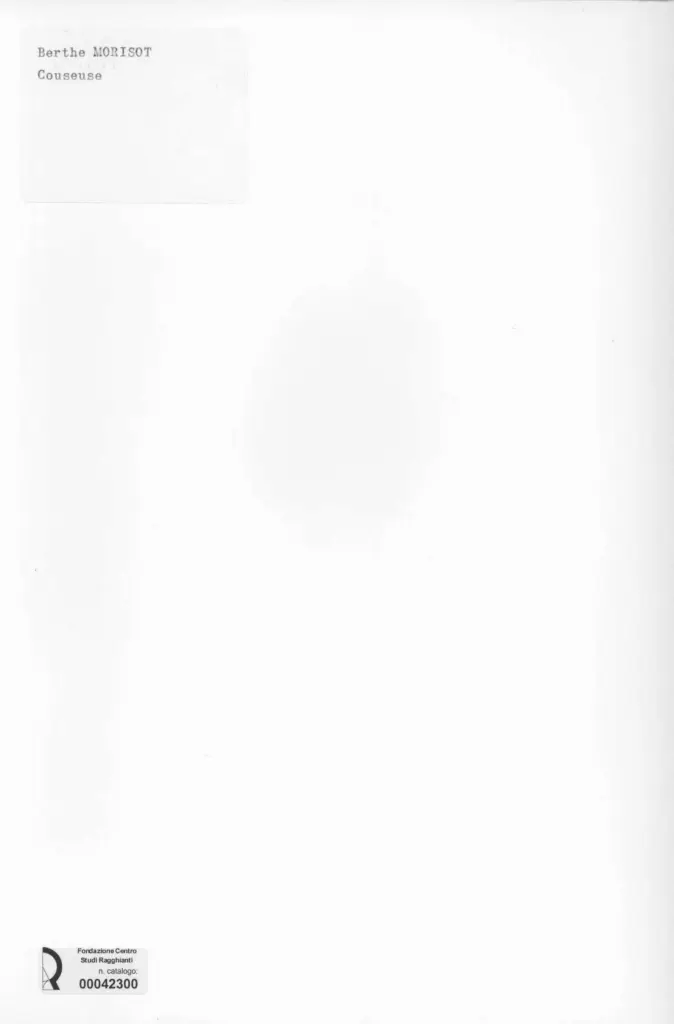 Anonimo , Morisot, Berthe , retro