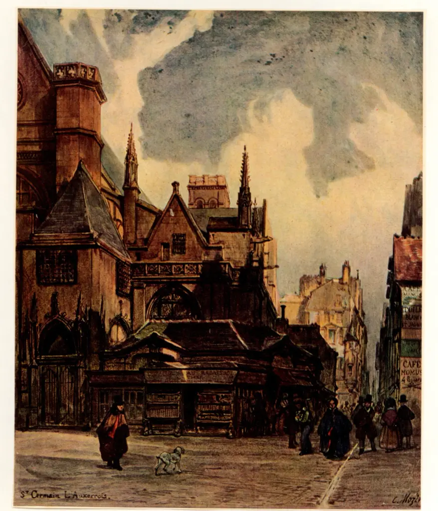 Anonimo , Mozin, Charles Louis - sec. XIX - Strada di citt&agrave; , fronte