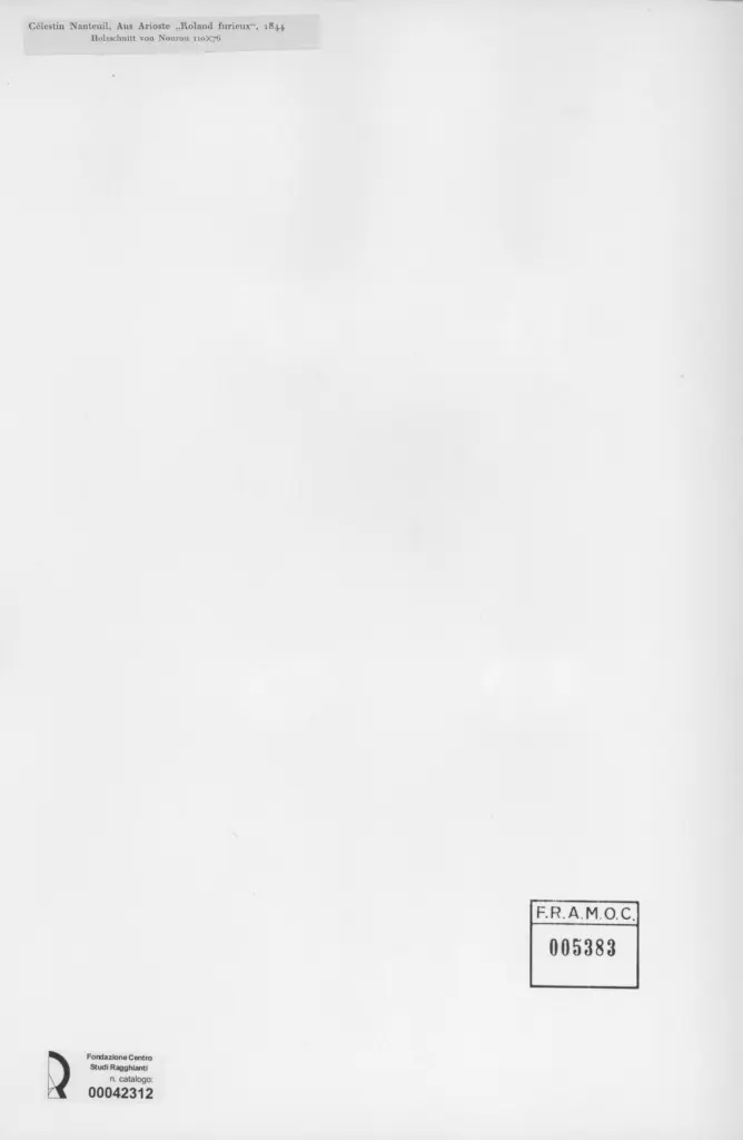 Anonimo , Nanteuil, Célestin - sec. XIX - Roland furieux , retro