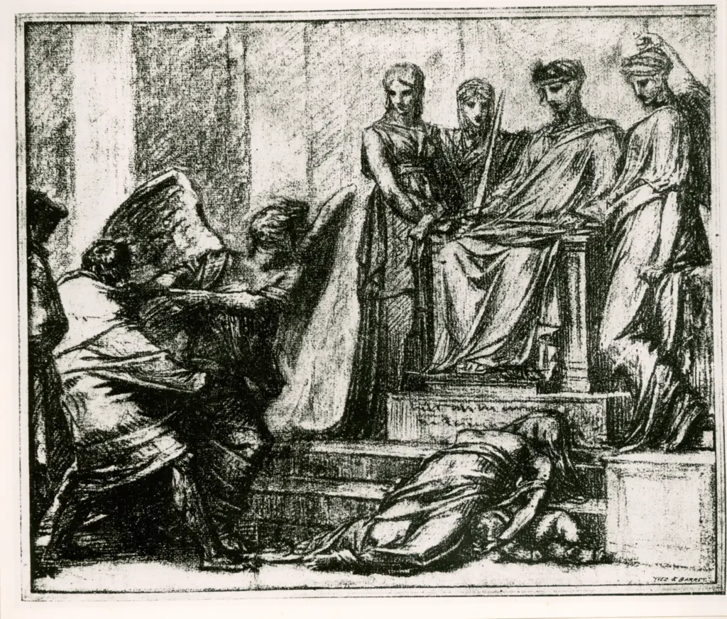 Anonimo , Prud'hon, Pierre-Paul - sec. XVIII/ XIX - Th&eacute;mis , fronte