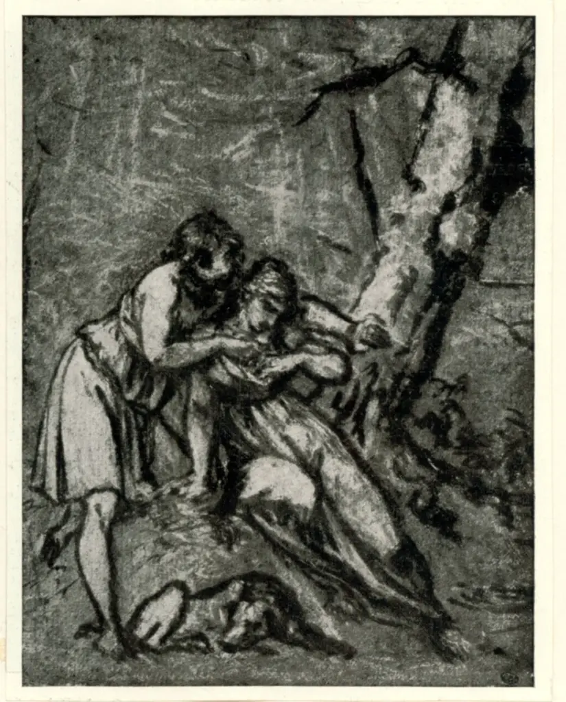 Anonimo , Prud'hon, Pierre-Paul - sec. XIX - Daphnis et Chlo&eacute; , fronte