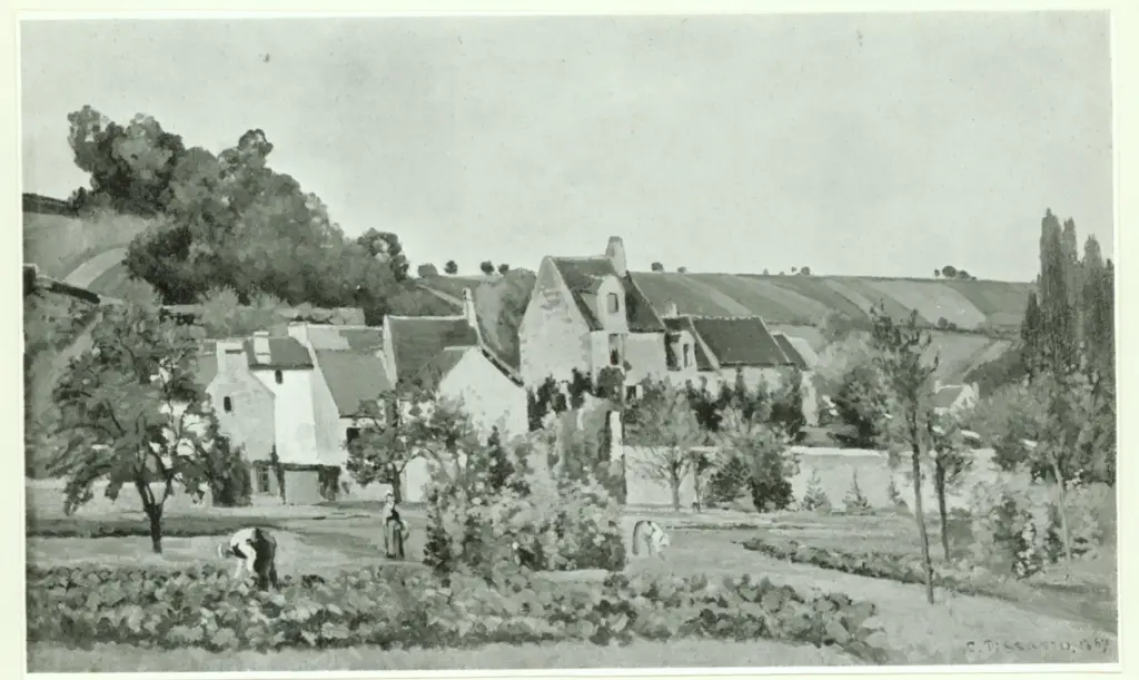 Anonimo , Pissarro, Camille - sec. XIX - L'Ermitage de Pontoise , fronte