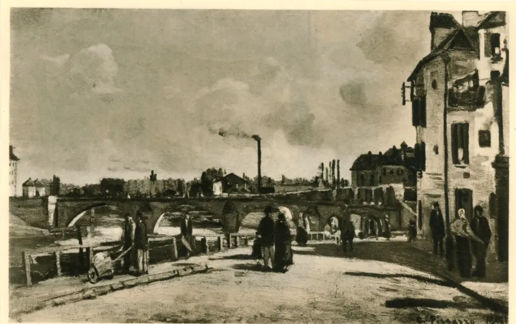 Anonimo , Pissarro, Camille - sec. XX - Pontoise , fronte