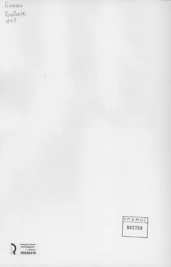 Anonimo , Pissarro, Camille - sec. XX - Pontoise , retro