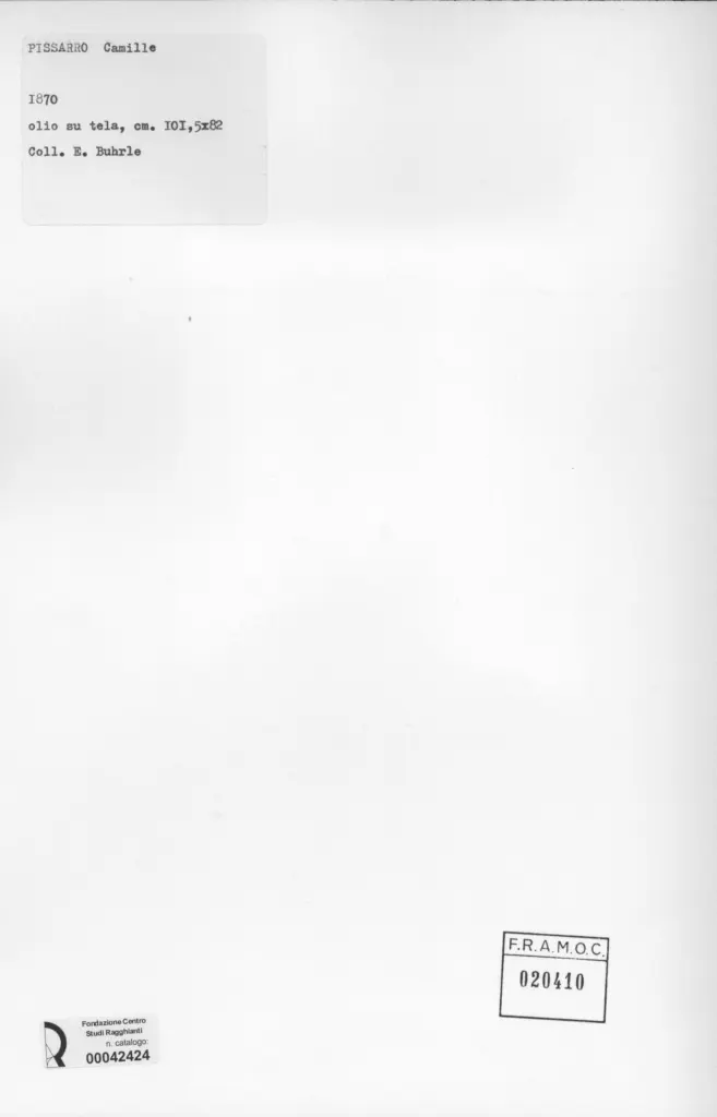 Anonimo , Pissarro, Camille - sec. XIX - La rue pour Versailles &agrave; Louveciennes , retro