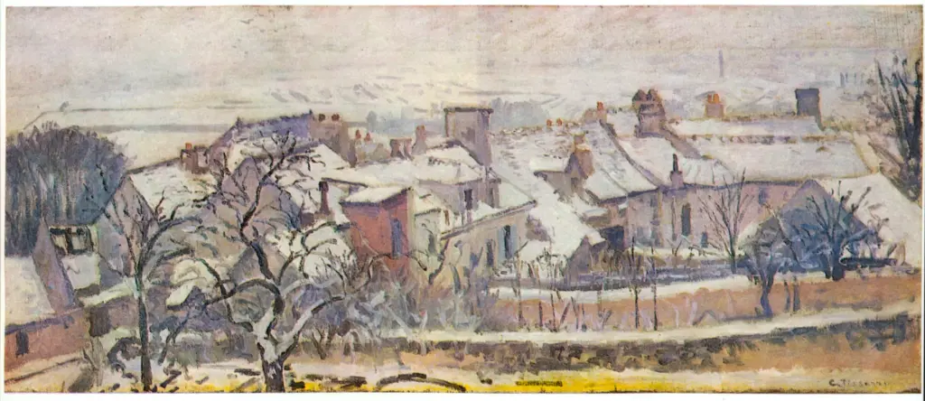 Anonimo , Pissarro, Camille - sec. XIX - L'Hiver , fronte