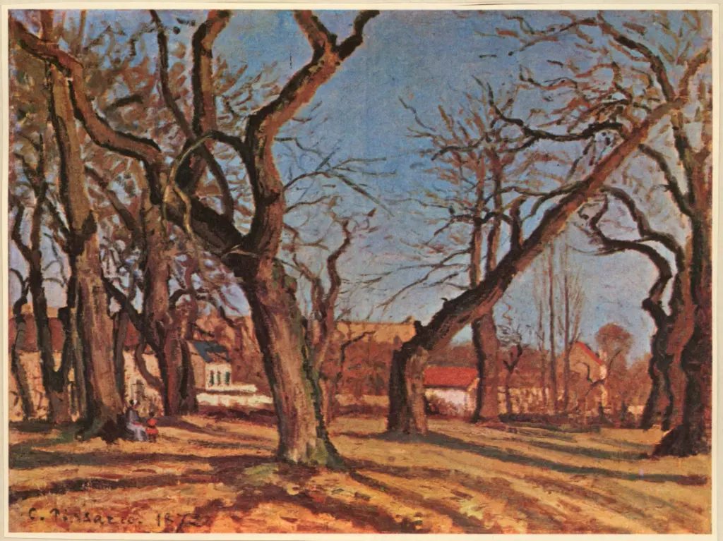 Anonimo , Pissarro, Camille - sec. XIX - Louveciennes , fronte