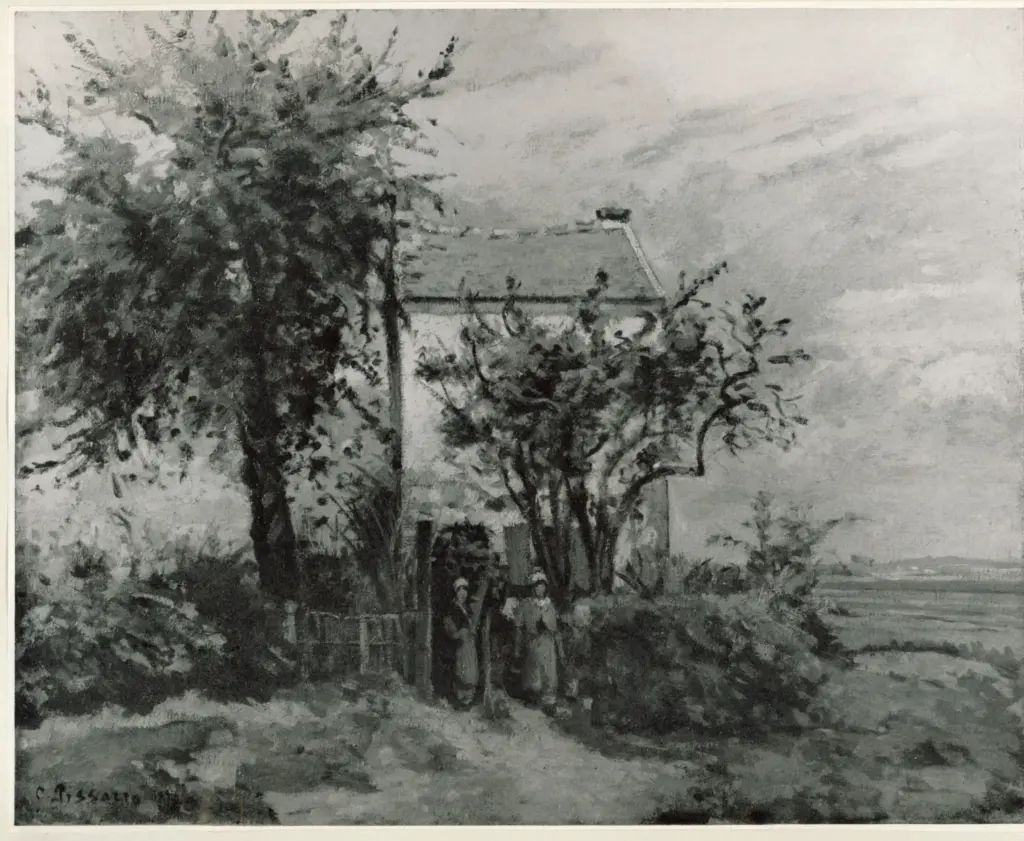 Anonimo , Pissarro, Camille - sec. XIX , fronte