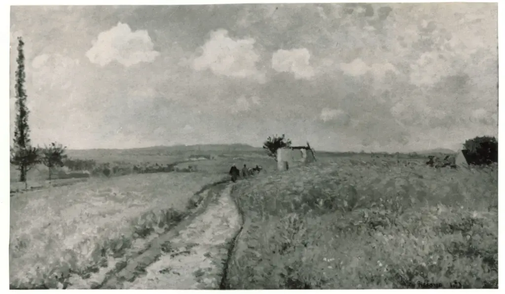 Anonimo , Pissarro, Camille - sec. XIX - Une Matin&eacute;e de Juin, Vue Prise des Hauteurs de Pontoise