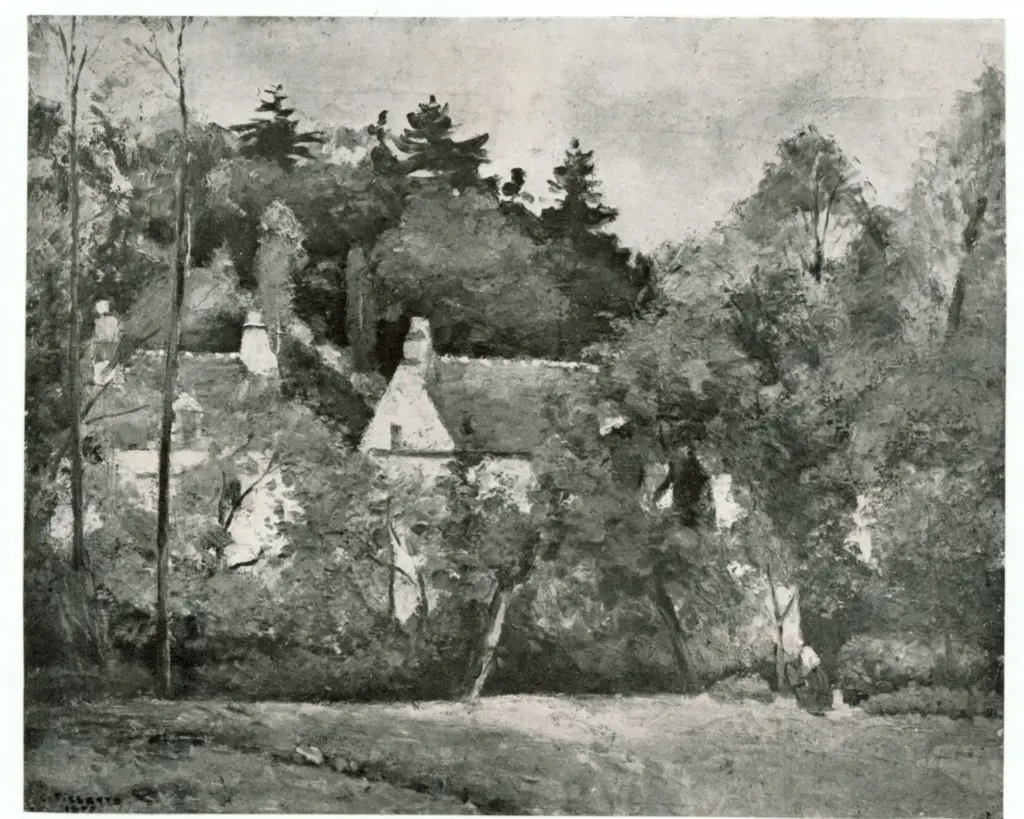 Anonimo , Pissarro, Camille - sec. XIX - L'Ermitage a Pontoise , fronte