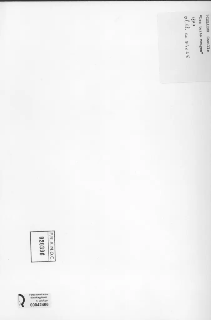 Anonimo , Pissarro, Camille - sec. XIX - Les Toits Rouges , retro