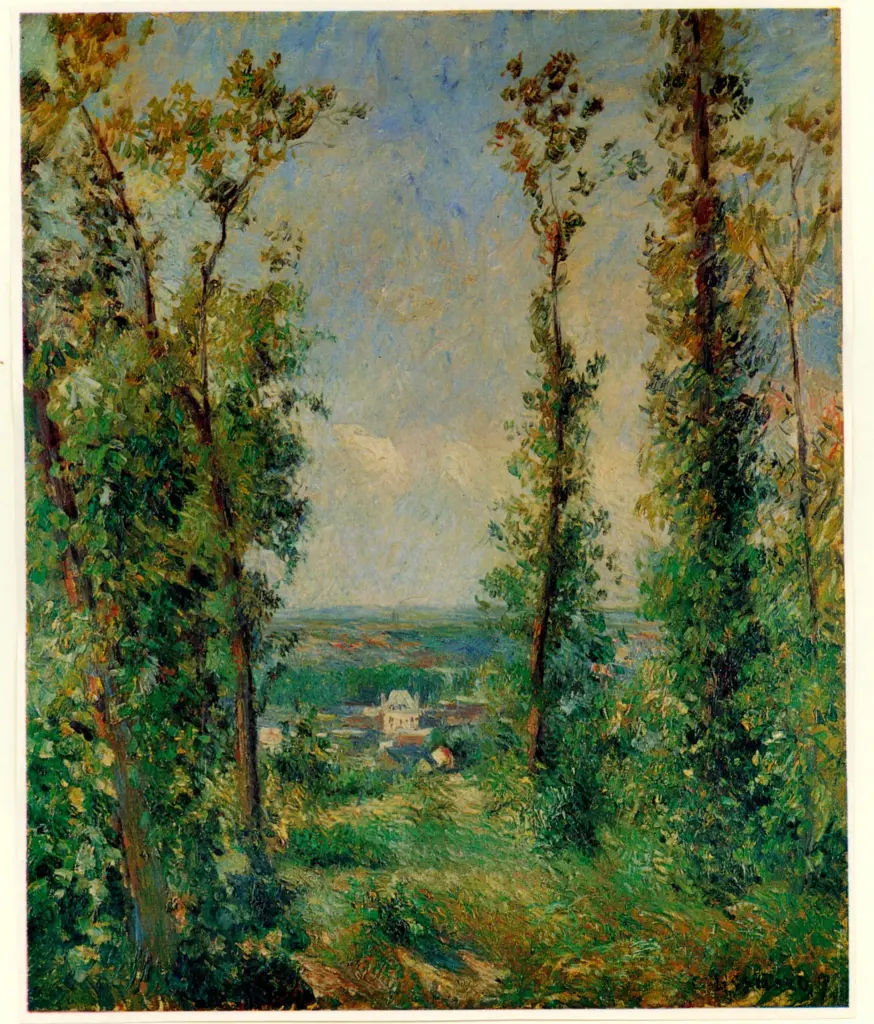 Anonimo , Pissarro, Camille - sec. XIX - L'Ermitage, Pontoise , fronte