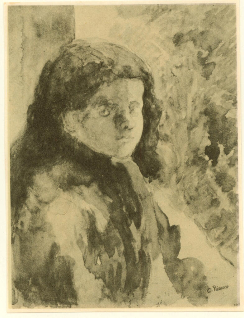 Anonimo , Pissarro, Camille - sec. XIX - La figlia Rodo