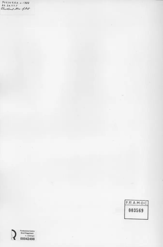 Anonimo , Pissarro, Camille - sec. XIX , retro