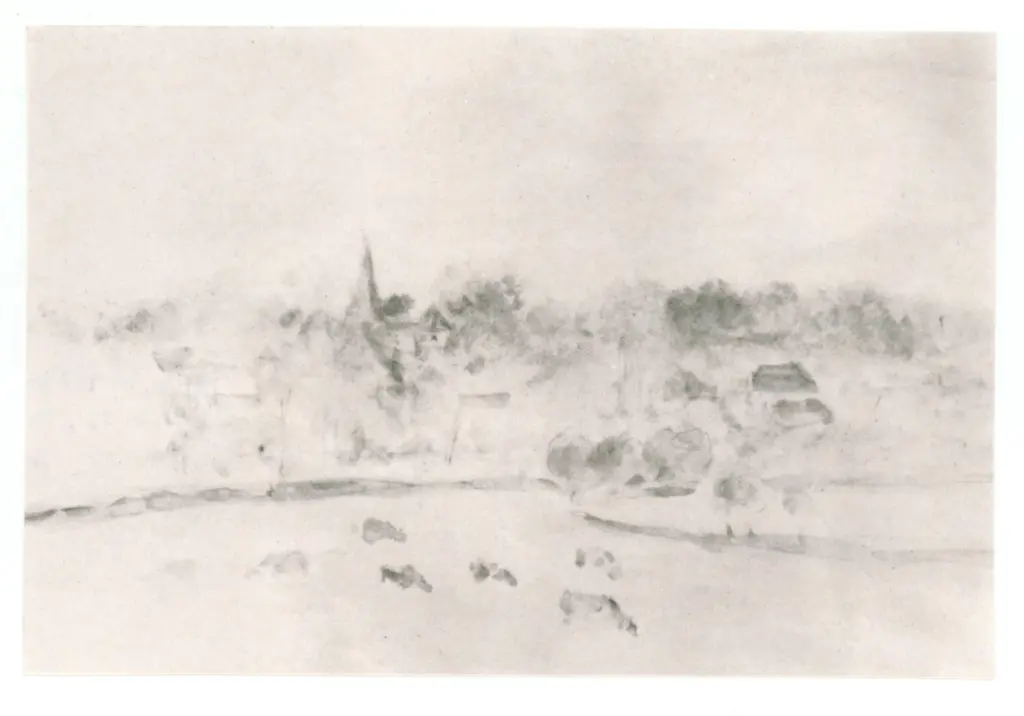 Anonimo , Pissarro, Camille - sec. XIX - Vue de Bazincourt , fronte