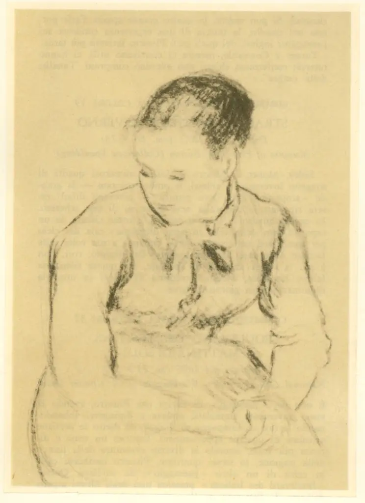 Pissarro, Camille , Ragazza di paese seduta