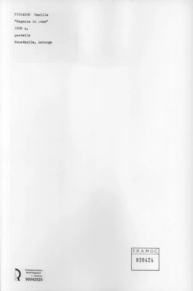 Anonimo , Pissarro, Camille sec. XIX , retro