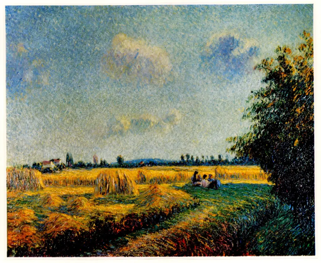 Anonimo , Pissarro, Camille - sec. XIX - La moisson , fronte