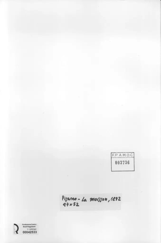 Anonimo , Pissarro, Camille - sec. XIX - La moisson , retro