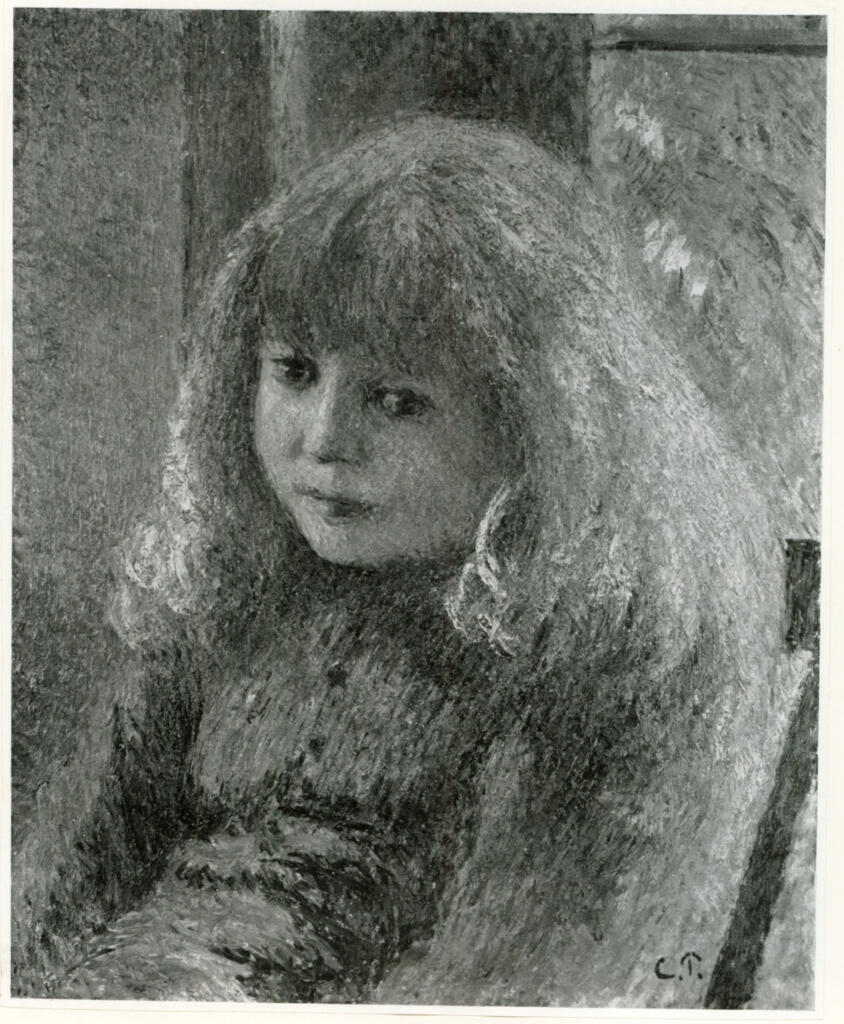Anonimo , Pissarro, Camille - sec. XIX - Portrait de Paulémile, seated by a window , fronte
