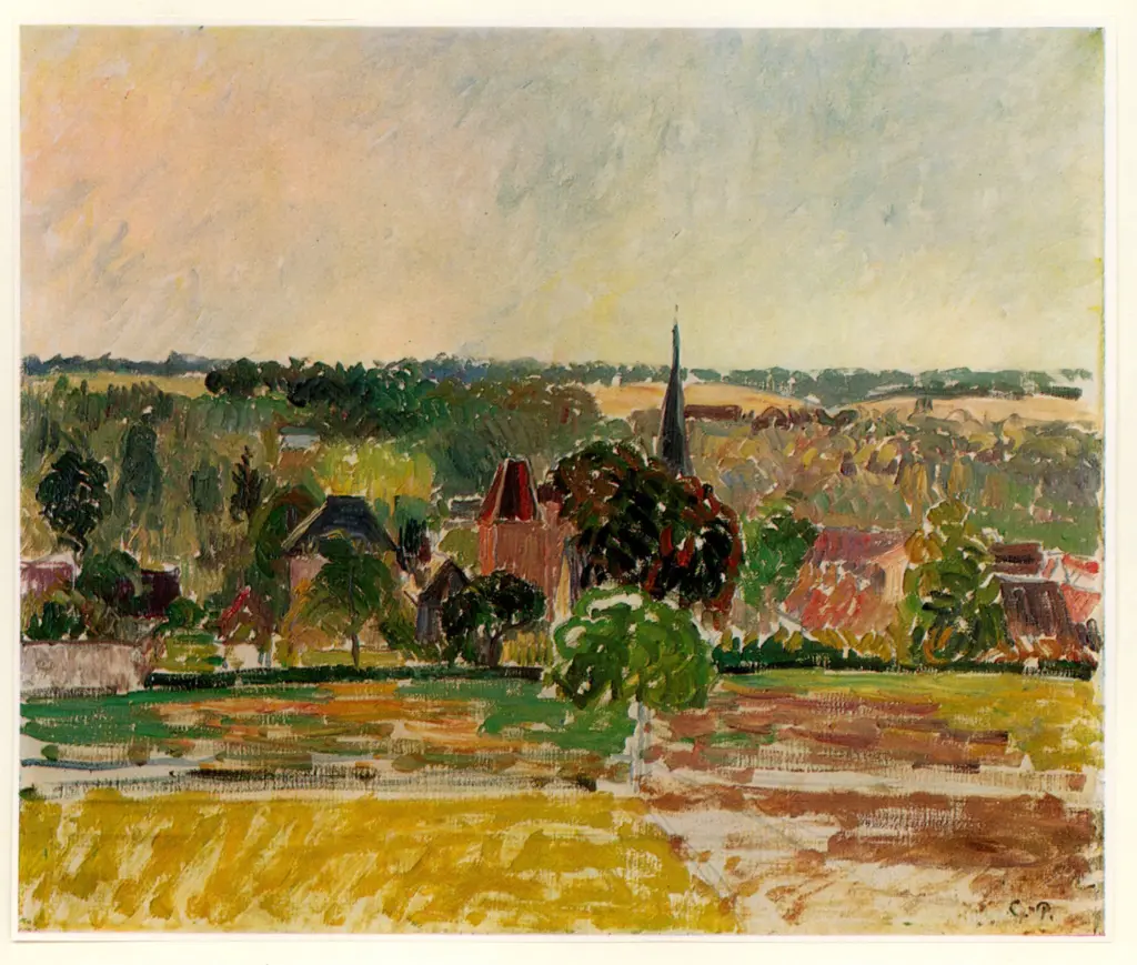 Anonimo , Pissarro, Camille - sec. XIX - Vue d'Eragny , fronte