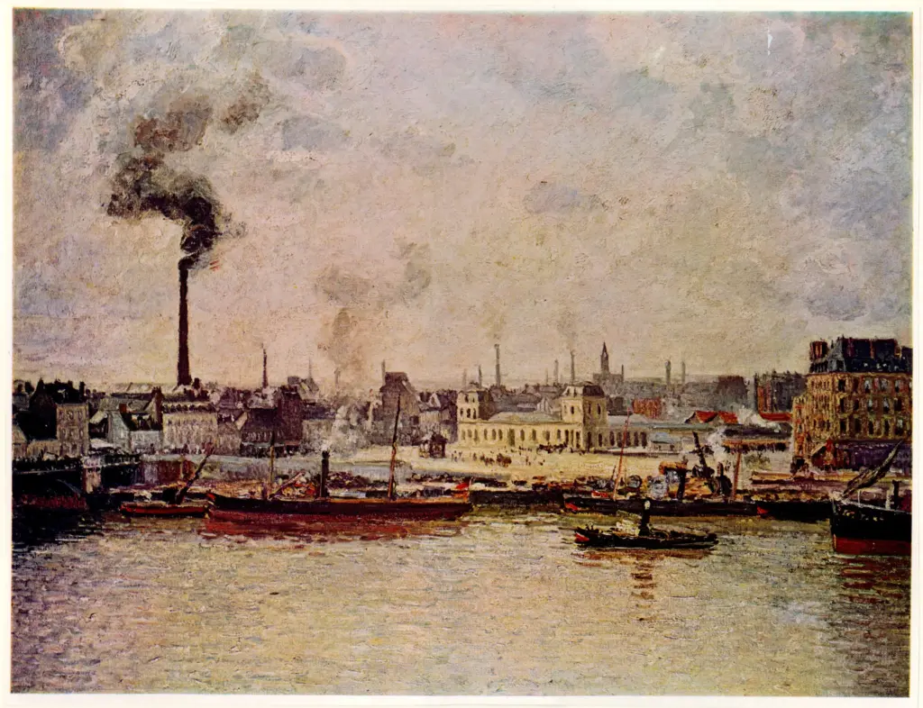 Anonimo , Pissarro, Camille - sec. XIX - Quai St-Sever &agrave; Rouen , fronte