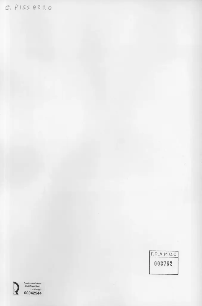 Anonimo , Pissarro, Camille - sec. XIX , retro