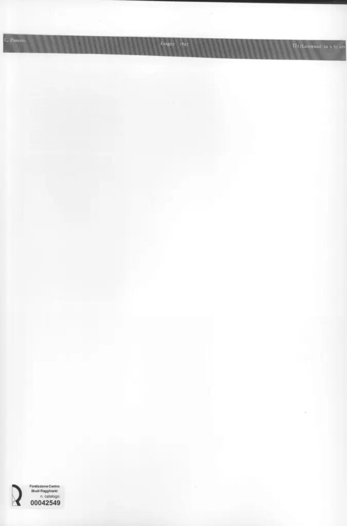 Anonimo , Pissarro, Camille - sec. XIX - Eragny , retro