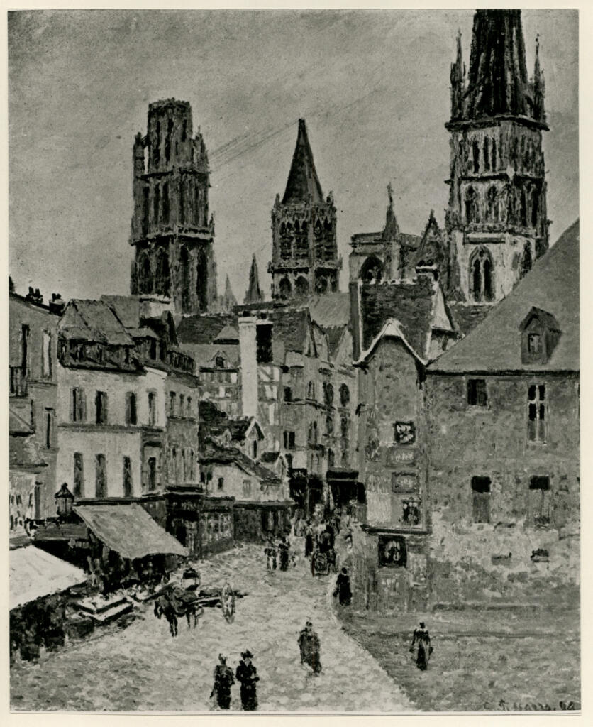 Anonimo , Pissarro, Camille - sec. XIX - La Rue de l'Epicerie à Rouen