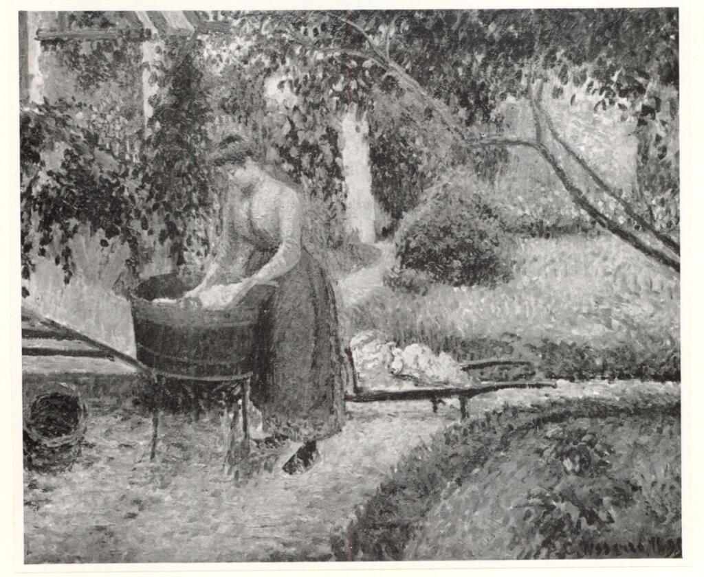 Anonimo , Pissarro, Camille - sec. XIX - Laveuse à Eragny
