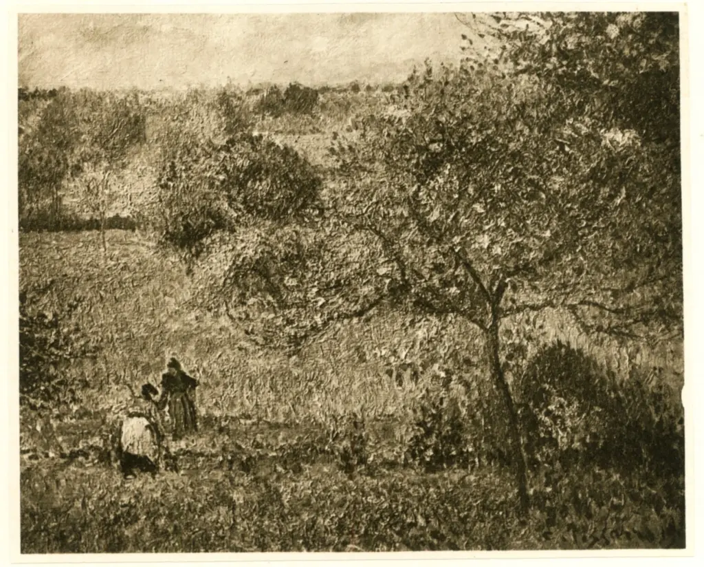 Anonimo , Pissarro, Camille - sec. XX - Automne &agrave; Eragny , fronte