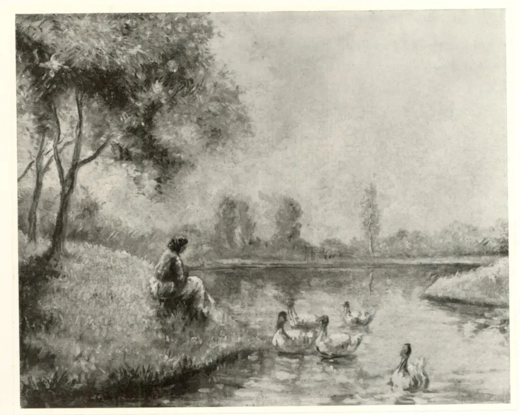 Pissarro, Camille , Guardiana d'oche