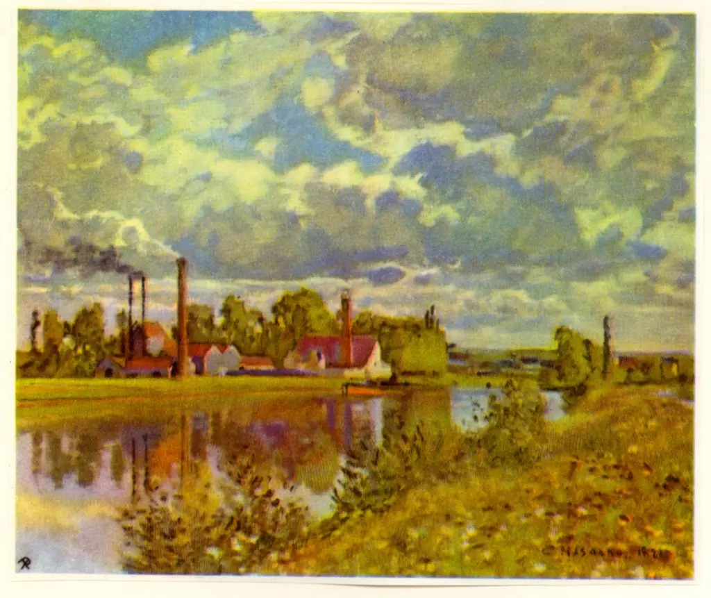 Anonimo , Pissarro, Camille - sec. XIX - L'oise near Pontoise , fronte