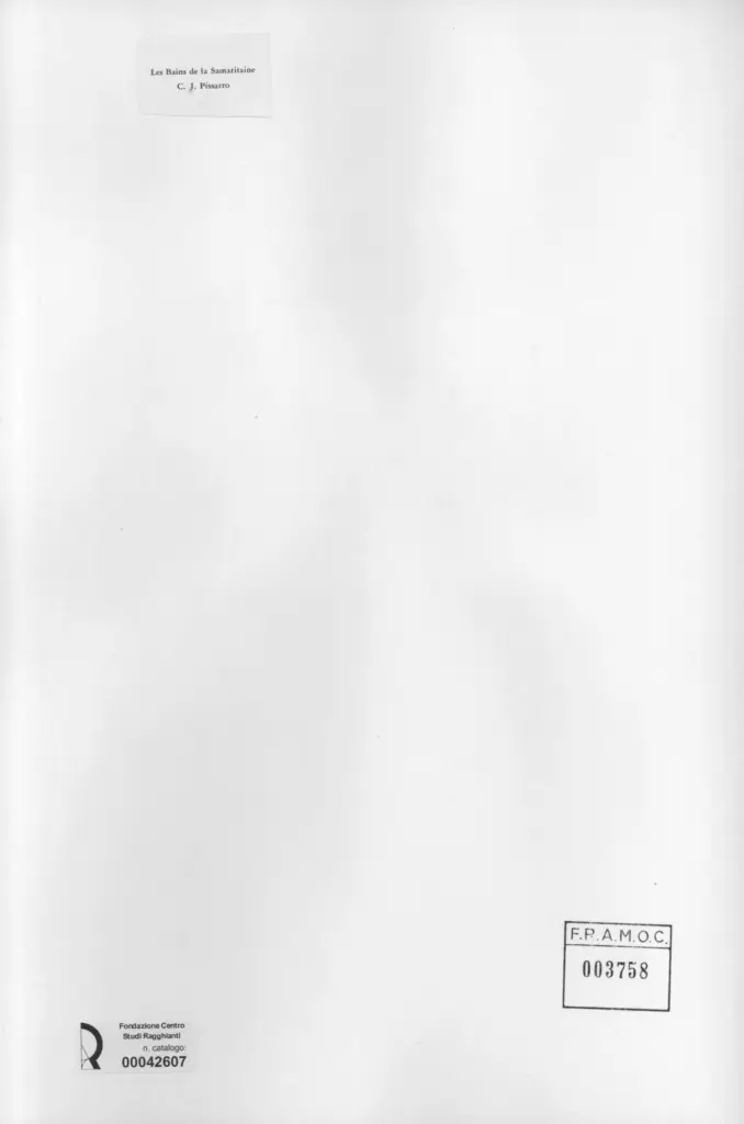 Anonimo , Pissarro, Camille - sec. XX - Les Bains de la Samaritaine , retro