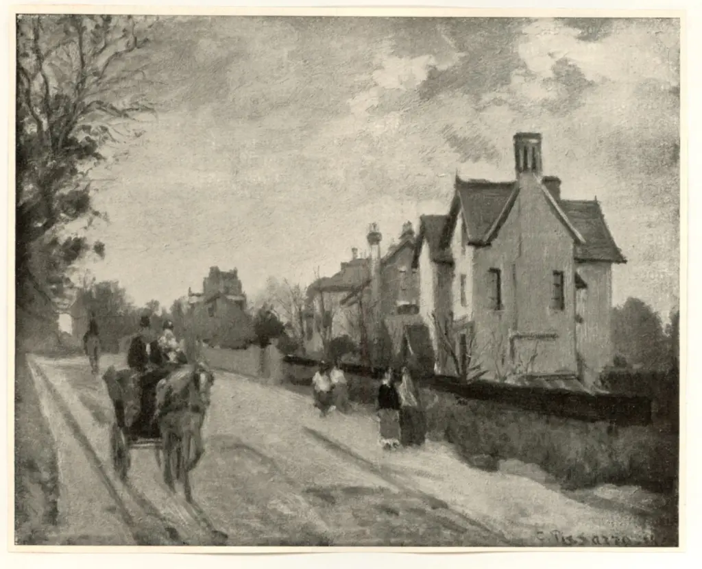 Anonimo , Pissarro, Camille - sec. XIX - Landstrasse , fronte